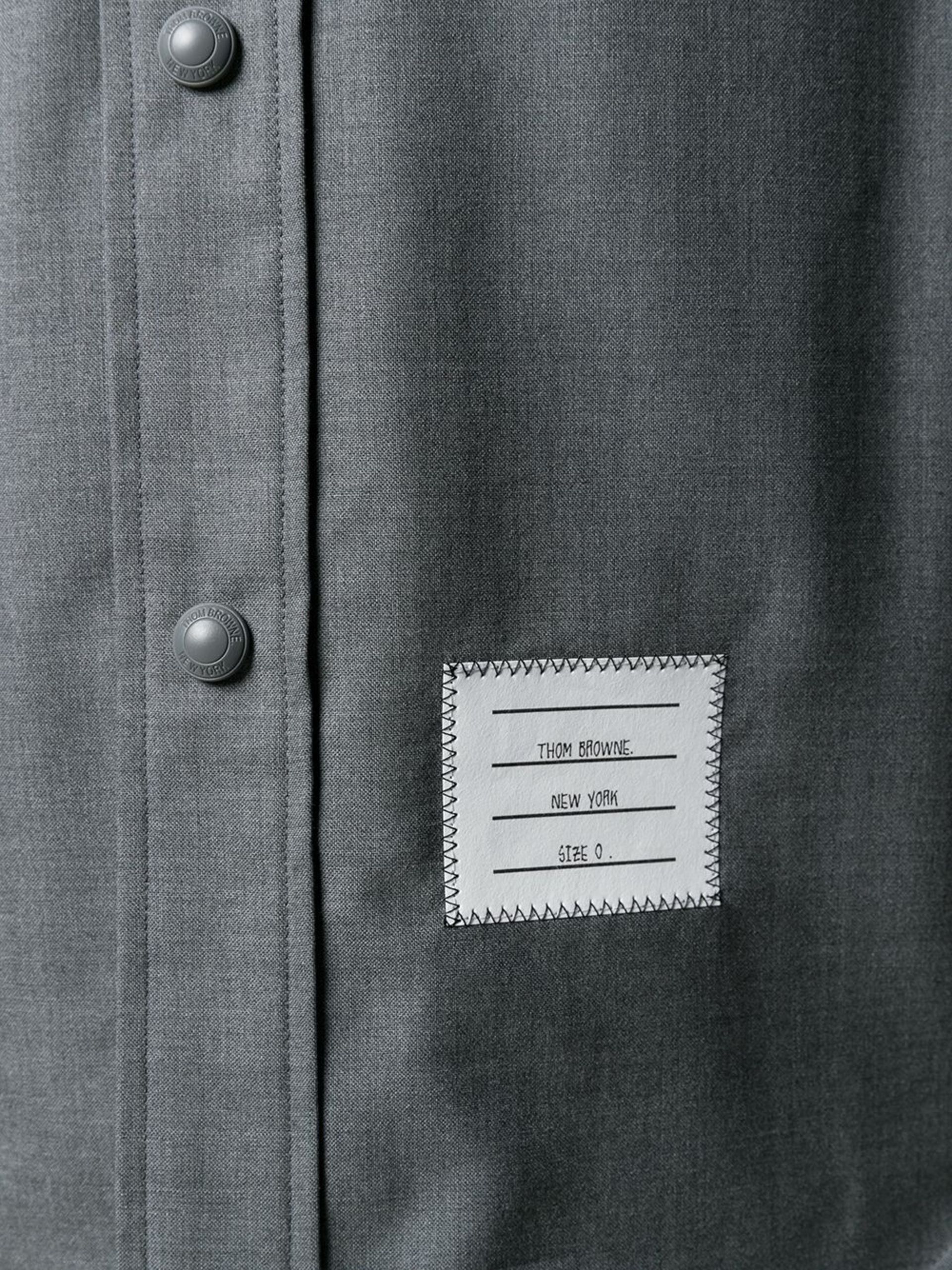 Grey 4-Bar shirt jacket - 5