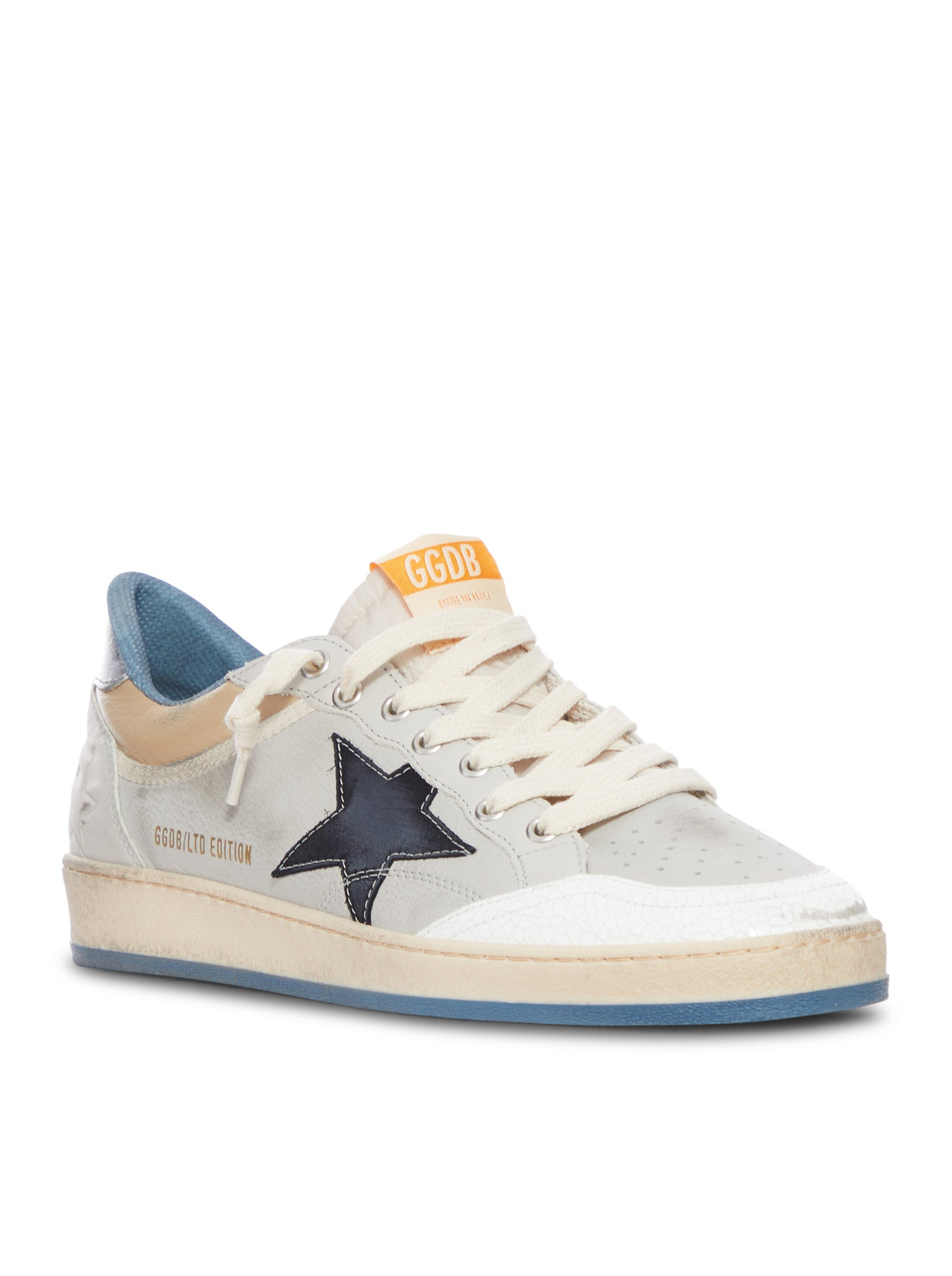 BALLSTAR SNEAKERS IN LEATHER AND RE-NYLON - 2