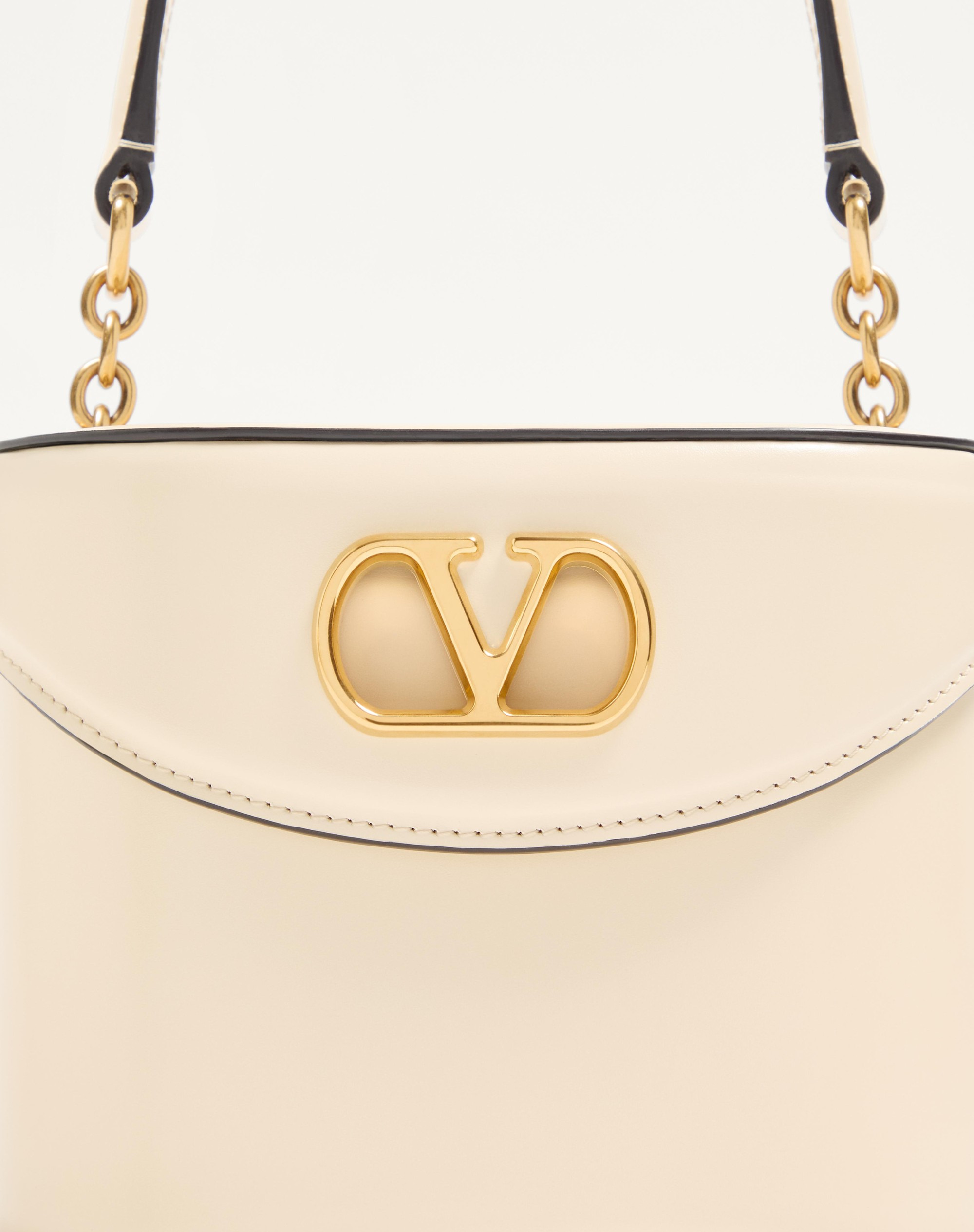 VALENTINO GARAVANI VAIN VANITY BAG IN SHINY CALFSKIN - 8