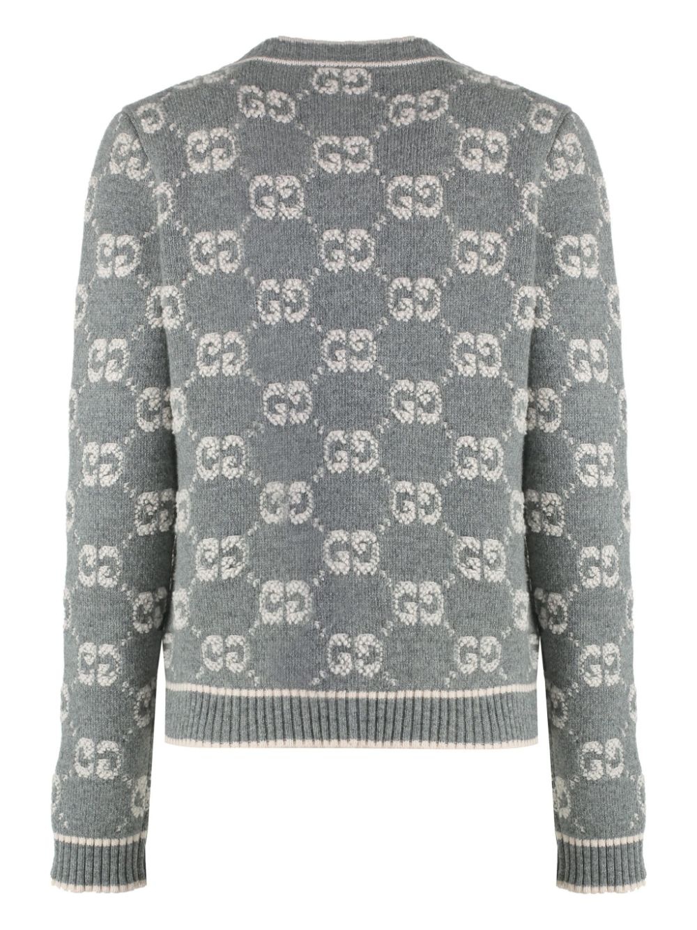 GG jacquard wool bouclÃ© cardigan - 2