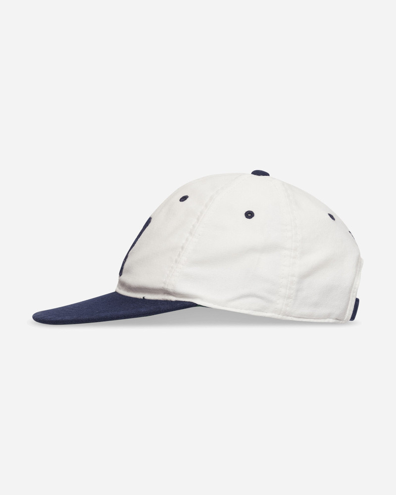 Felt-Patch Chamois Ball Cap Deckwash White / Newport Navy 4