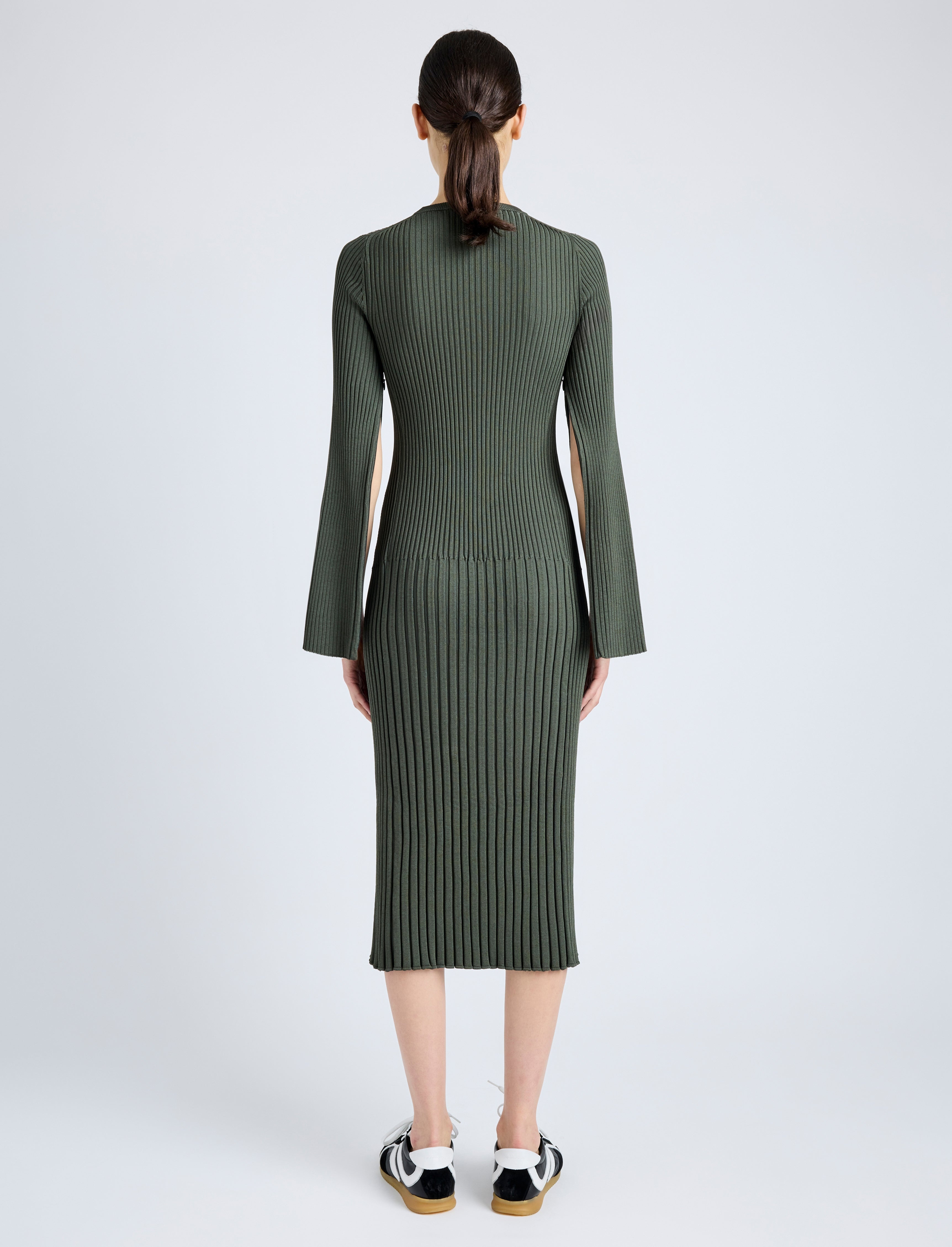 Kenna Dress in Midweight Viscose Rib - 4