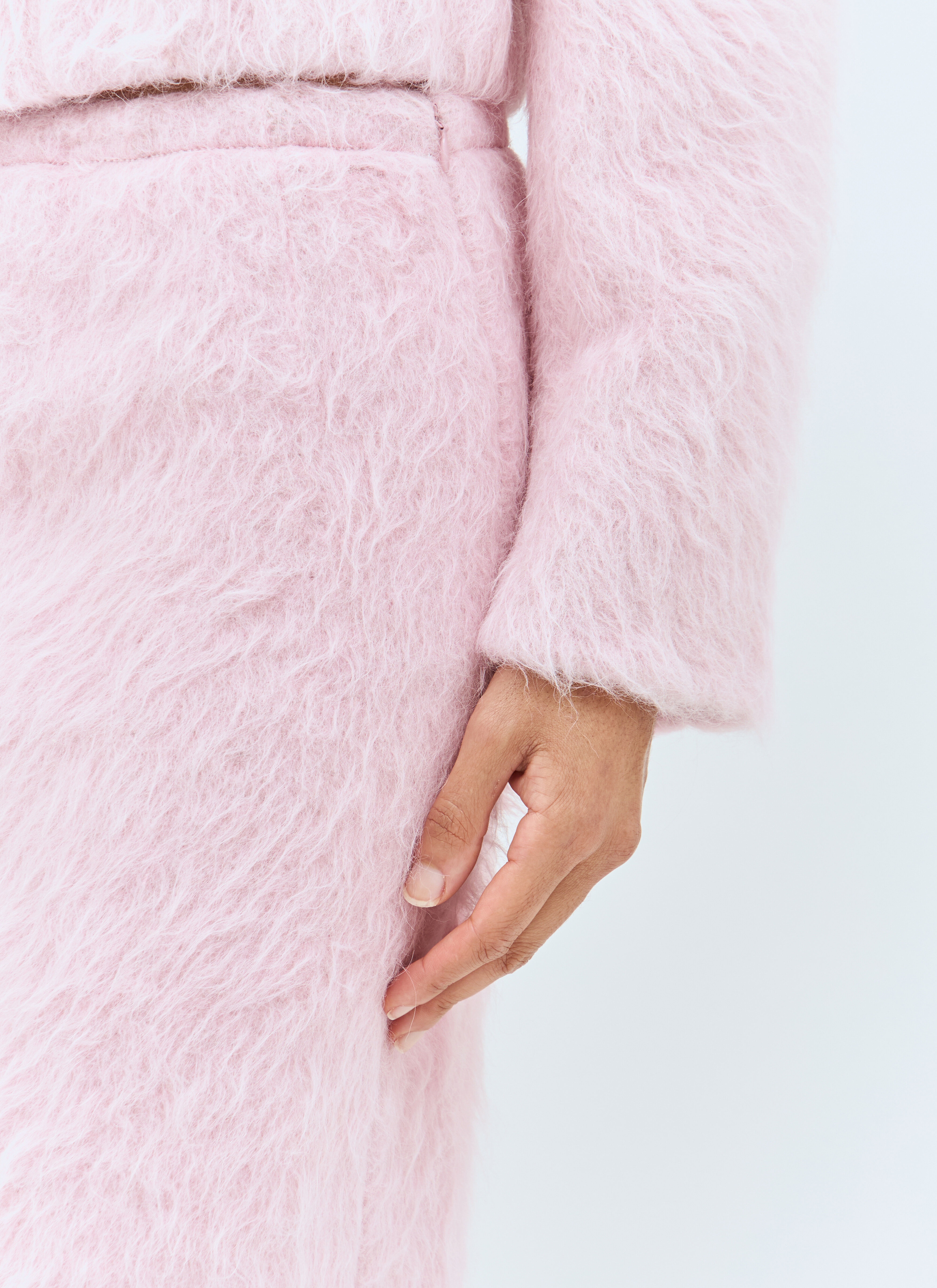 Fluffy Midi Skirt - 3