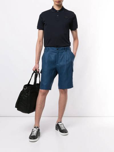 Dolce & Gabbana plain linen bermuda shorts outlook