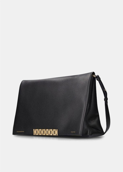 Victoria Beckham Black Soft Flap Bag outlook