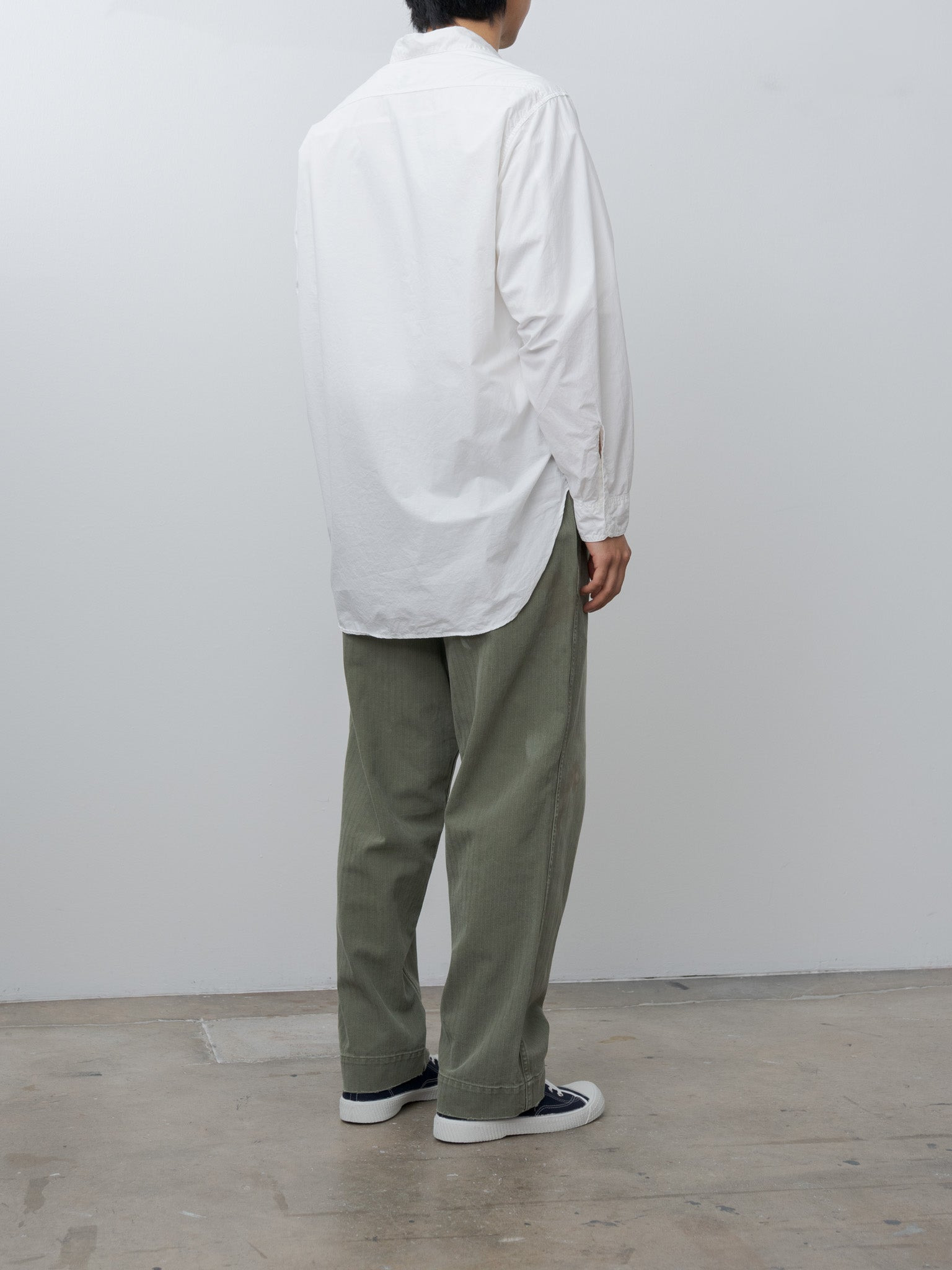 U.S.N Cotton Poplin Shirt - White - 5