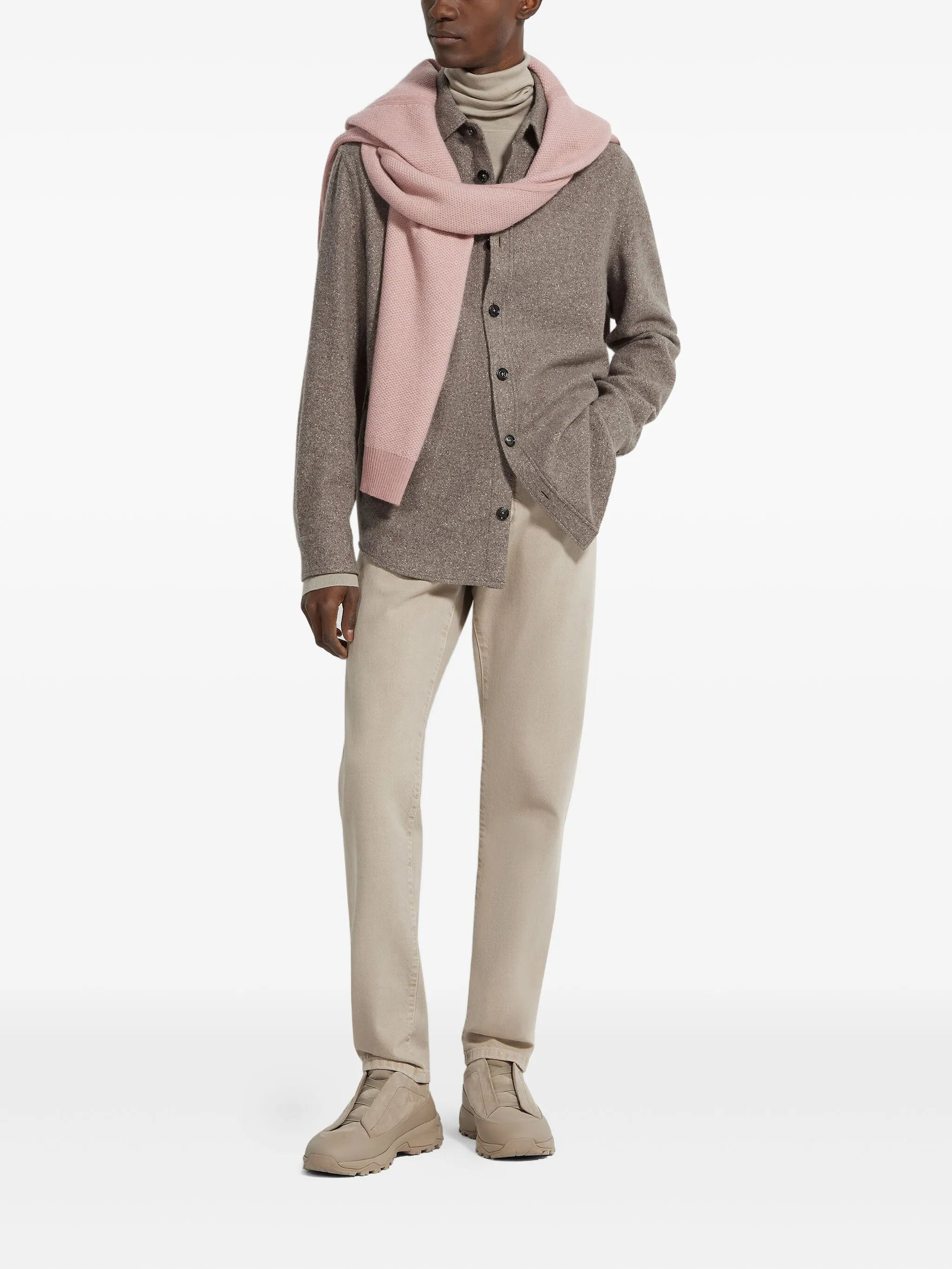 Zegna Cashmere-silk Overshirt - 3