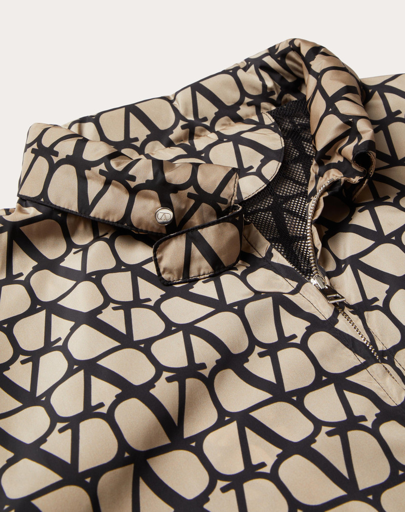 NYLON WINDBREAKER WITH TOILE ICONOGRAPHE PRINT 3