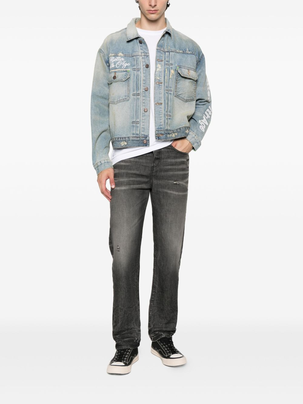 D-Viker faded distressed jeans - 2