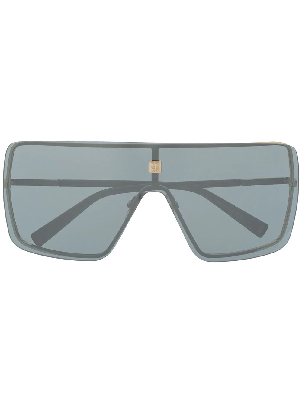 oversized rectangular frame sunglasses - 1