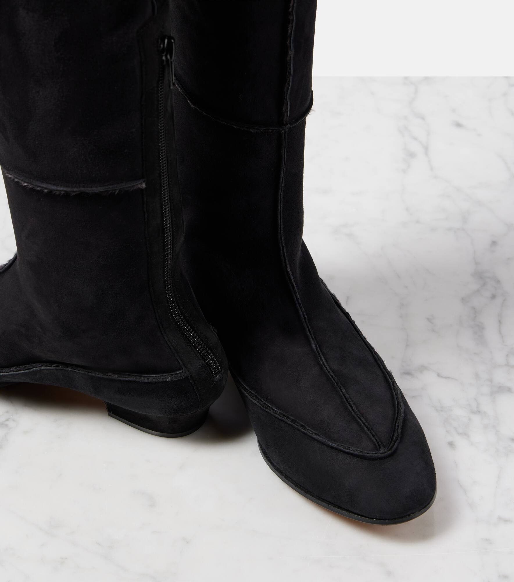 Hereditas 25 suede over-the-knee boots - 5