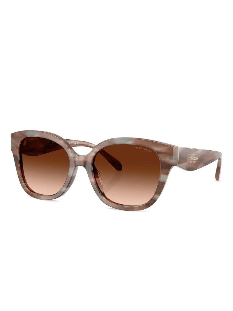 COACH marble-effect sunglasses outlook