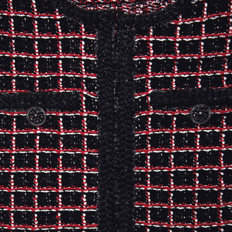 Black And Red Check Cardigan 5