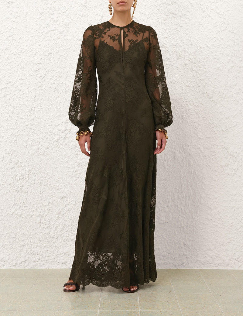 Zimmermann MEMENTO LACE MAXI DRESS outlook