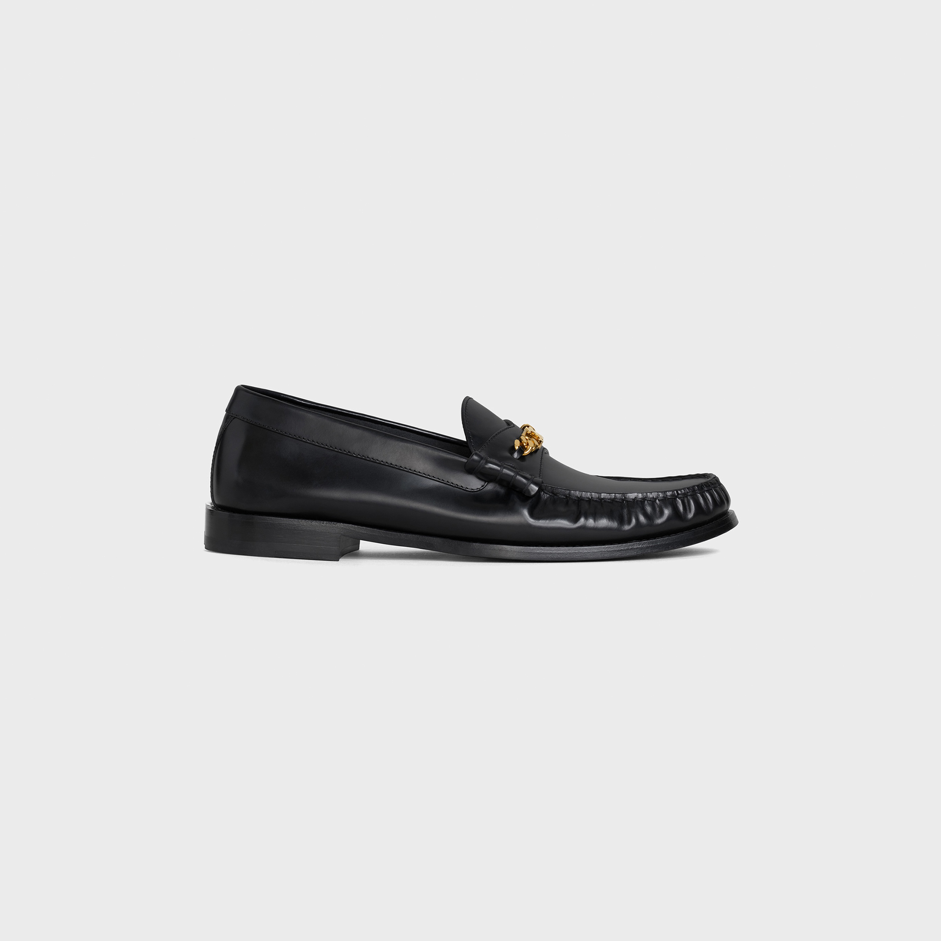 CELINE LUCO CHAIN TRIOMPHE LOAFER IN POLISHED CALFSKIN - 1