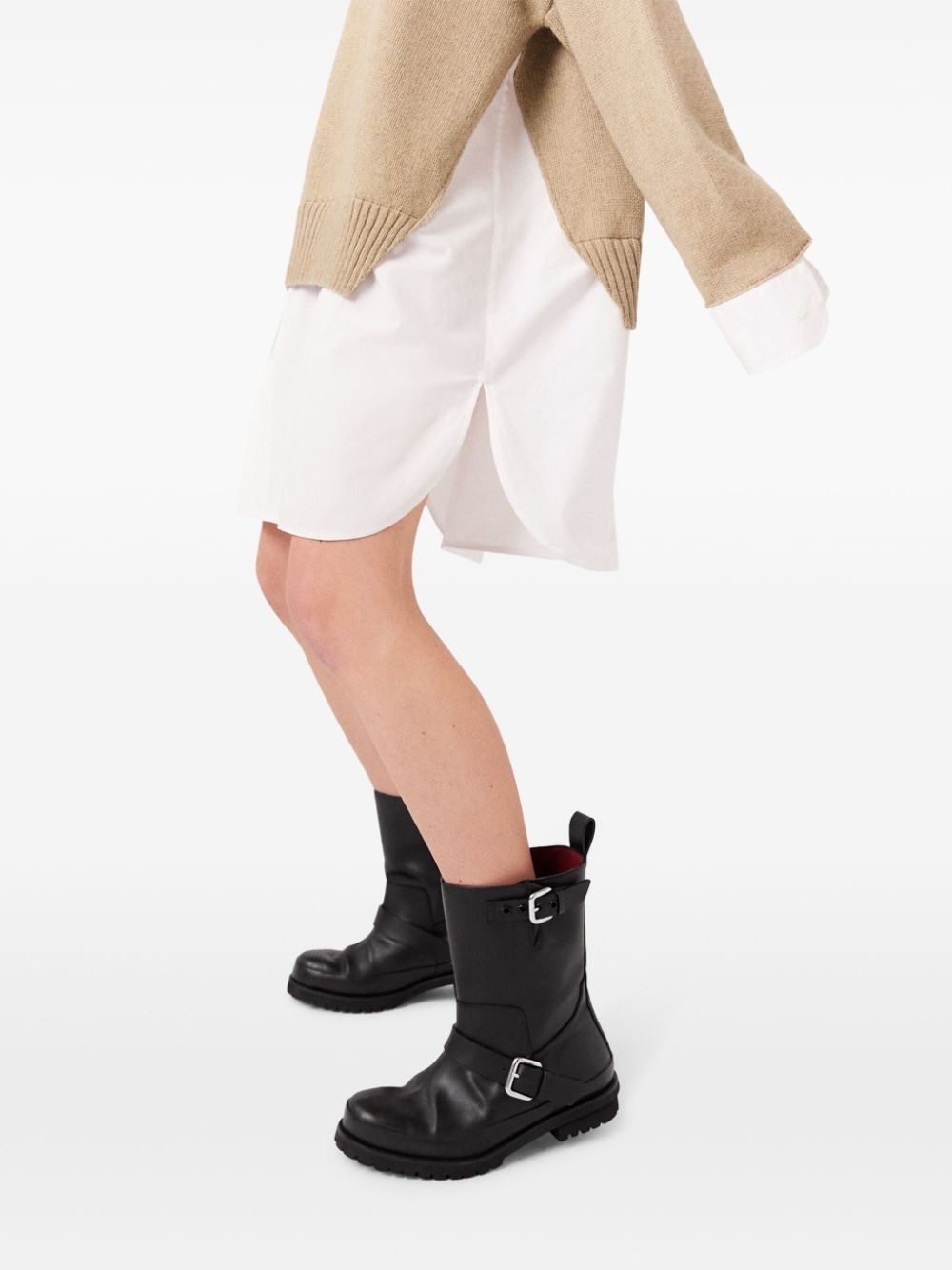 Trace buckle-detail boots - 5