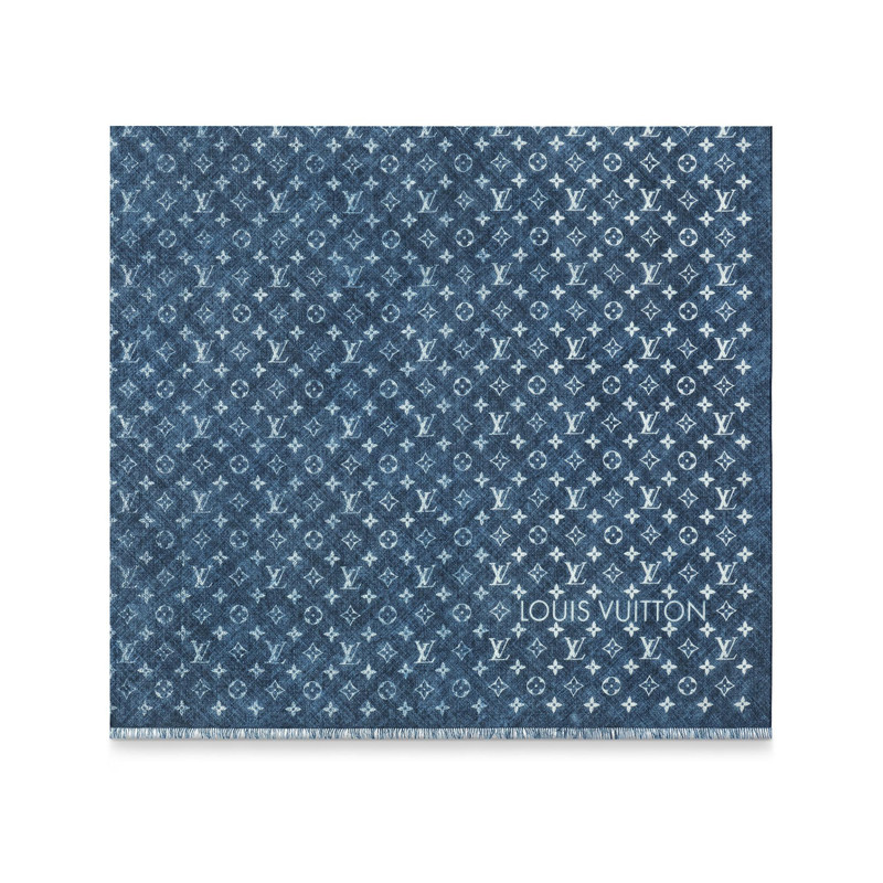 Monogram Denim Stole 4