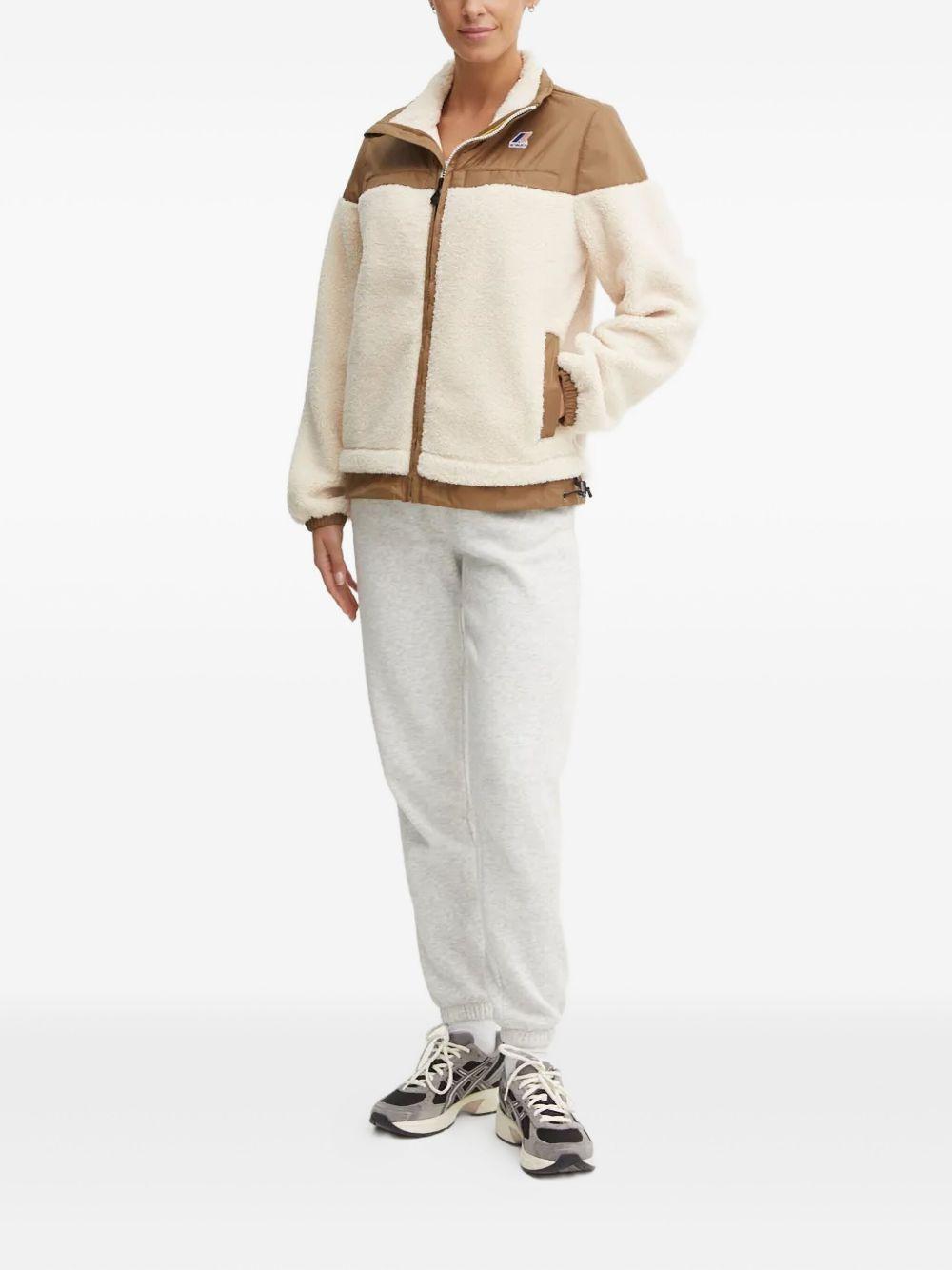 zipped fleece jacket - 2
