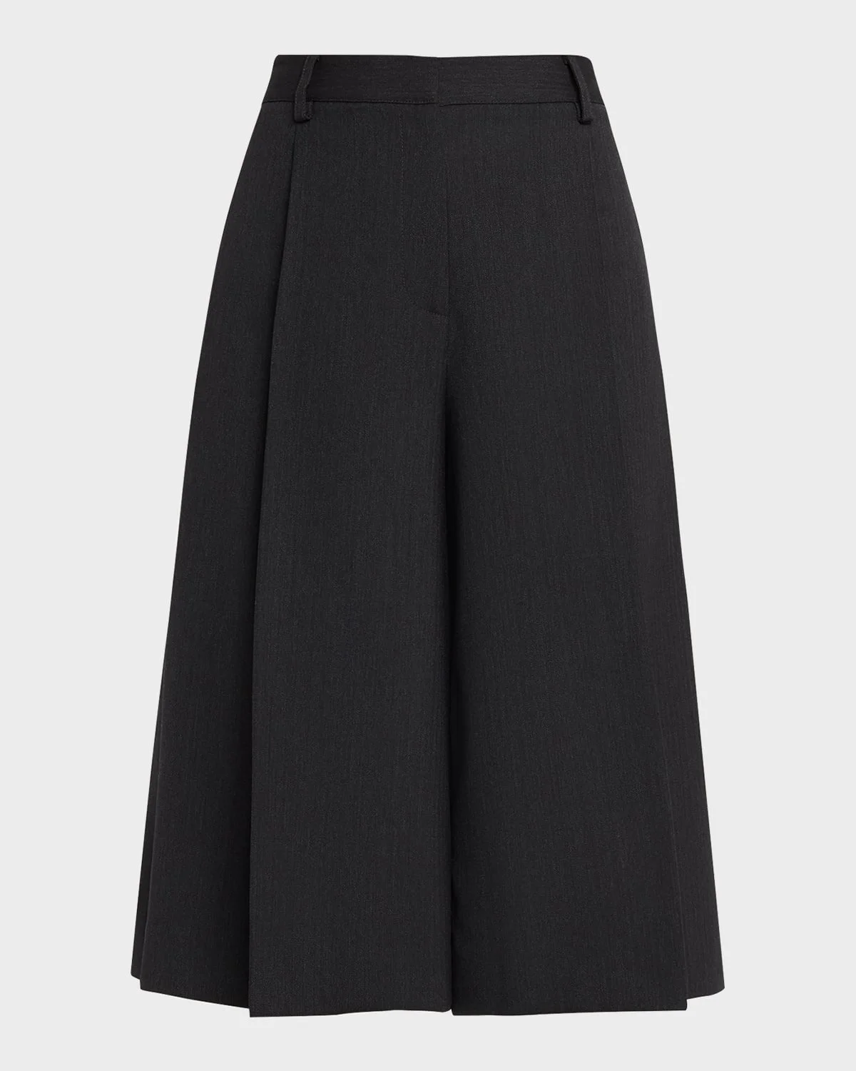 Steffens Shorts in Micro Herringbone Suiting - 1
