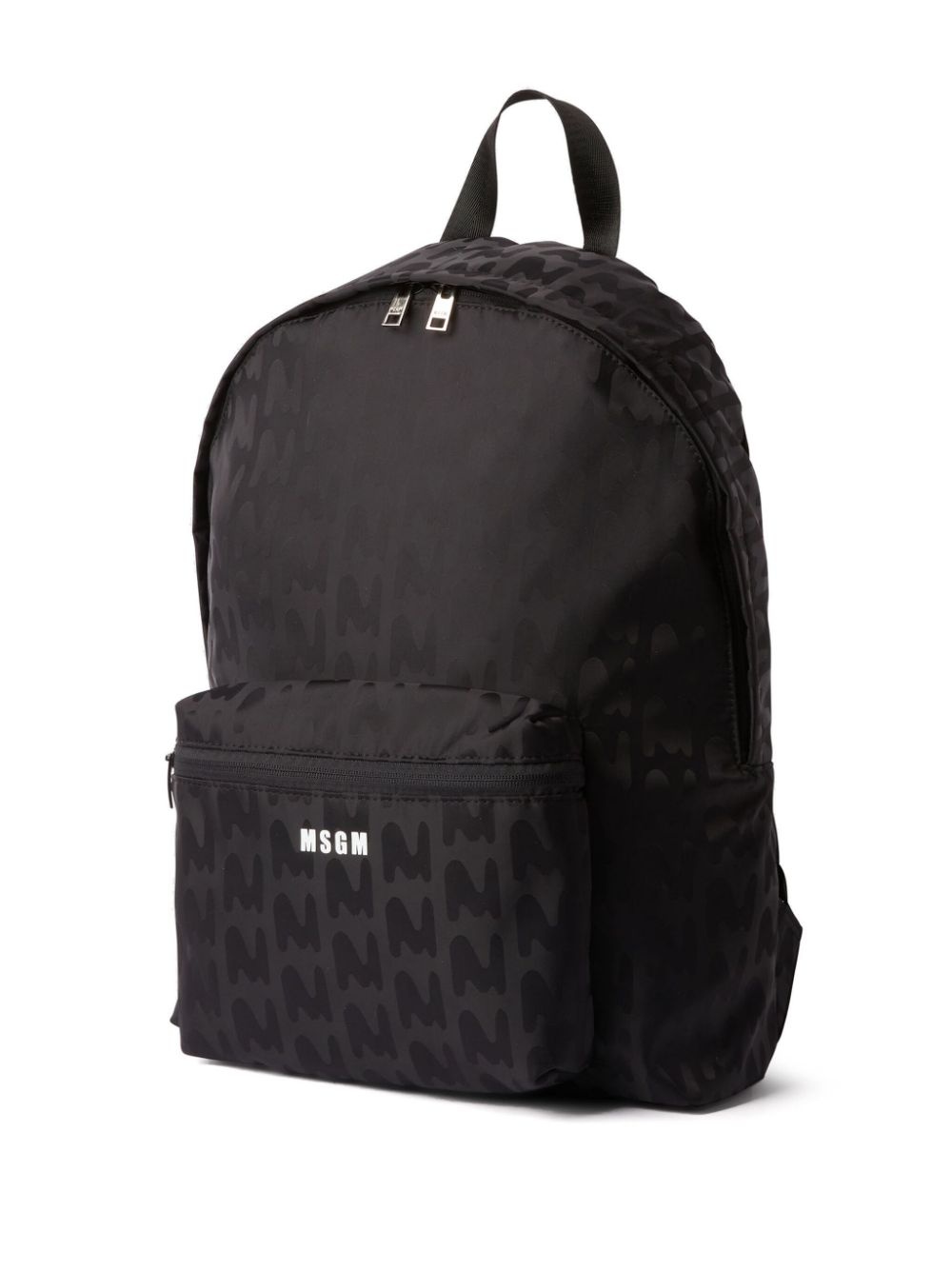 logo-print backpack - 3