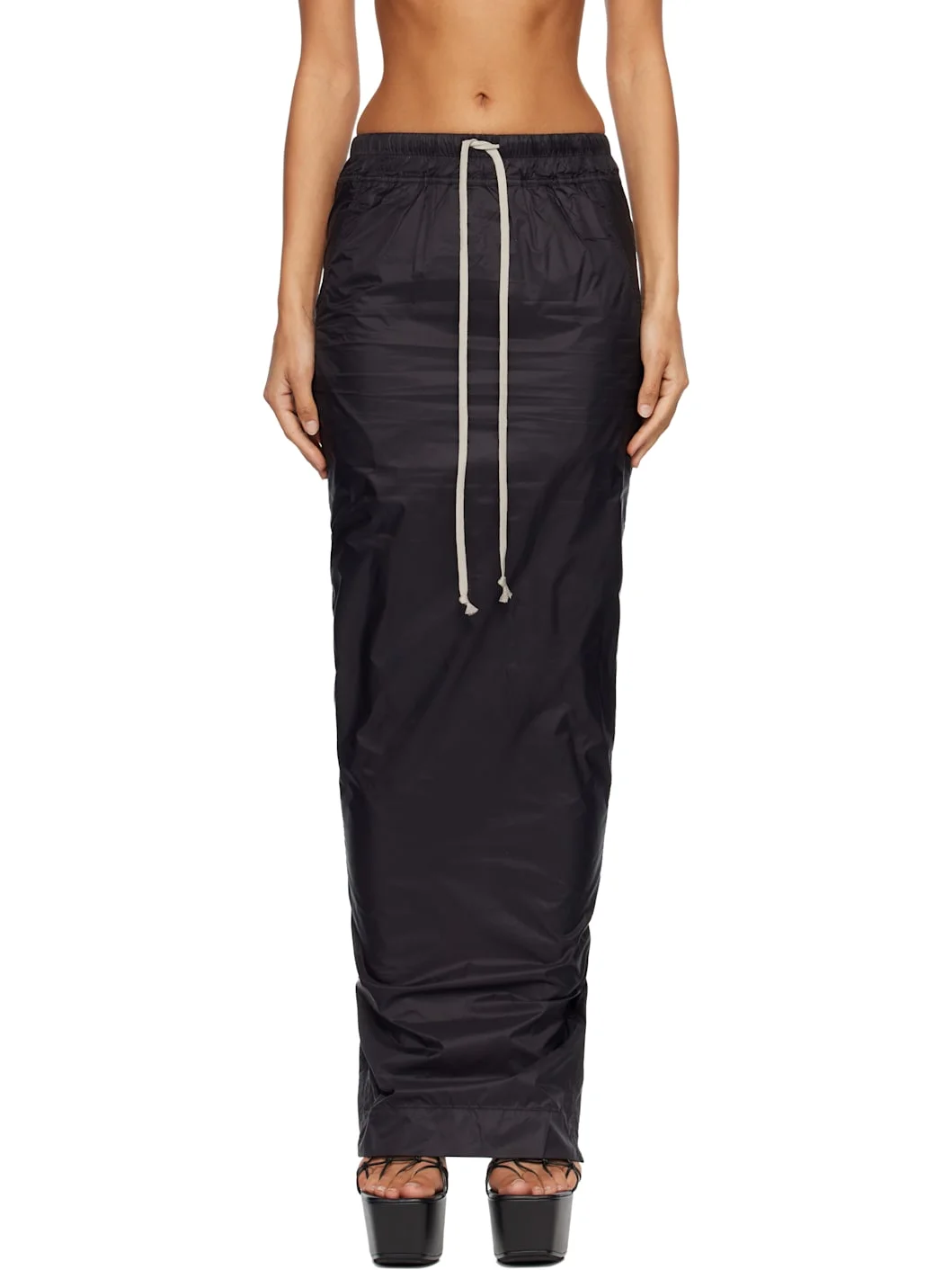 Black Concordians Pull On Pillar Maxi Skirt - 1