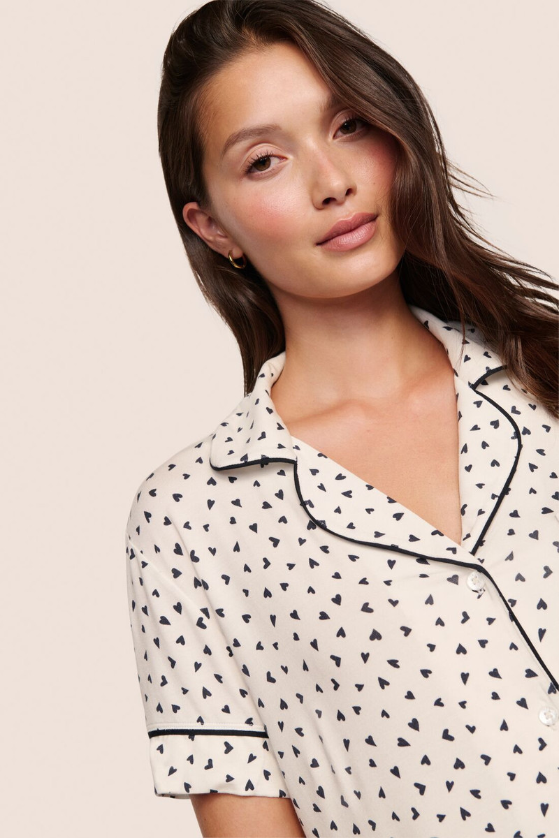 eberjey Gisele Printed TENCEL™ Modal Relaxed Short PJ Set outlook