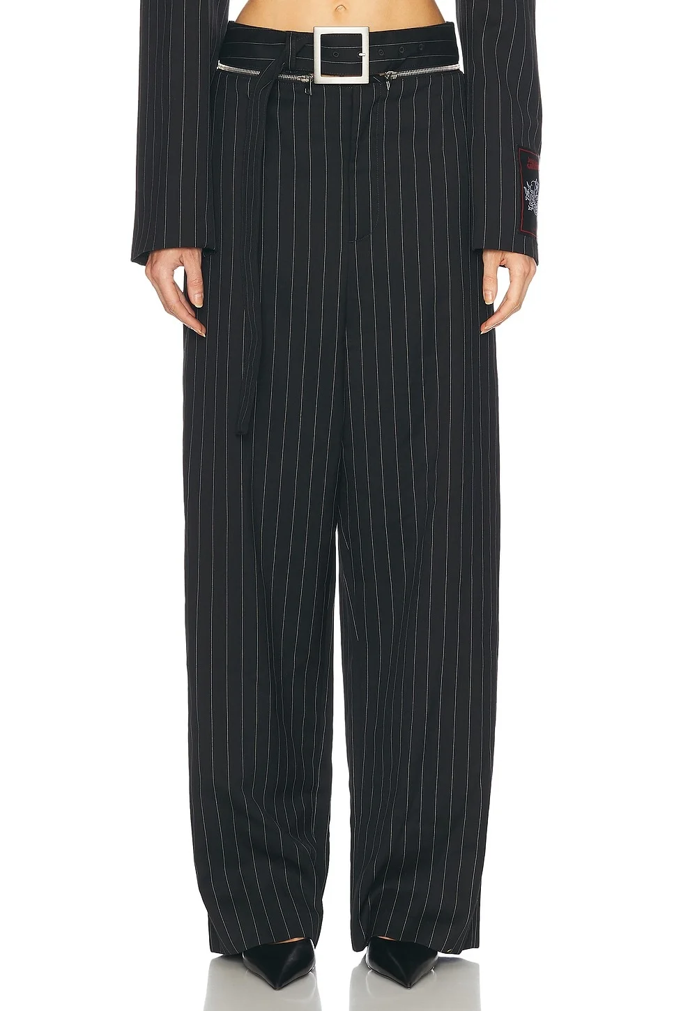 Pinstripe Tailored Trouser - 1