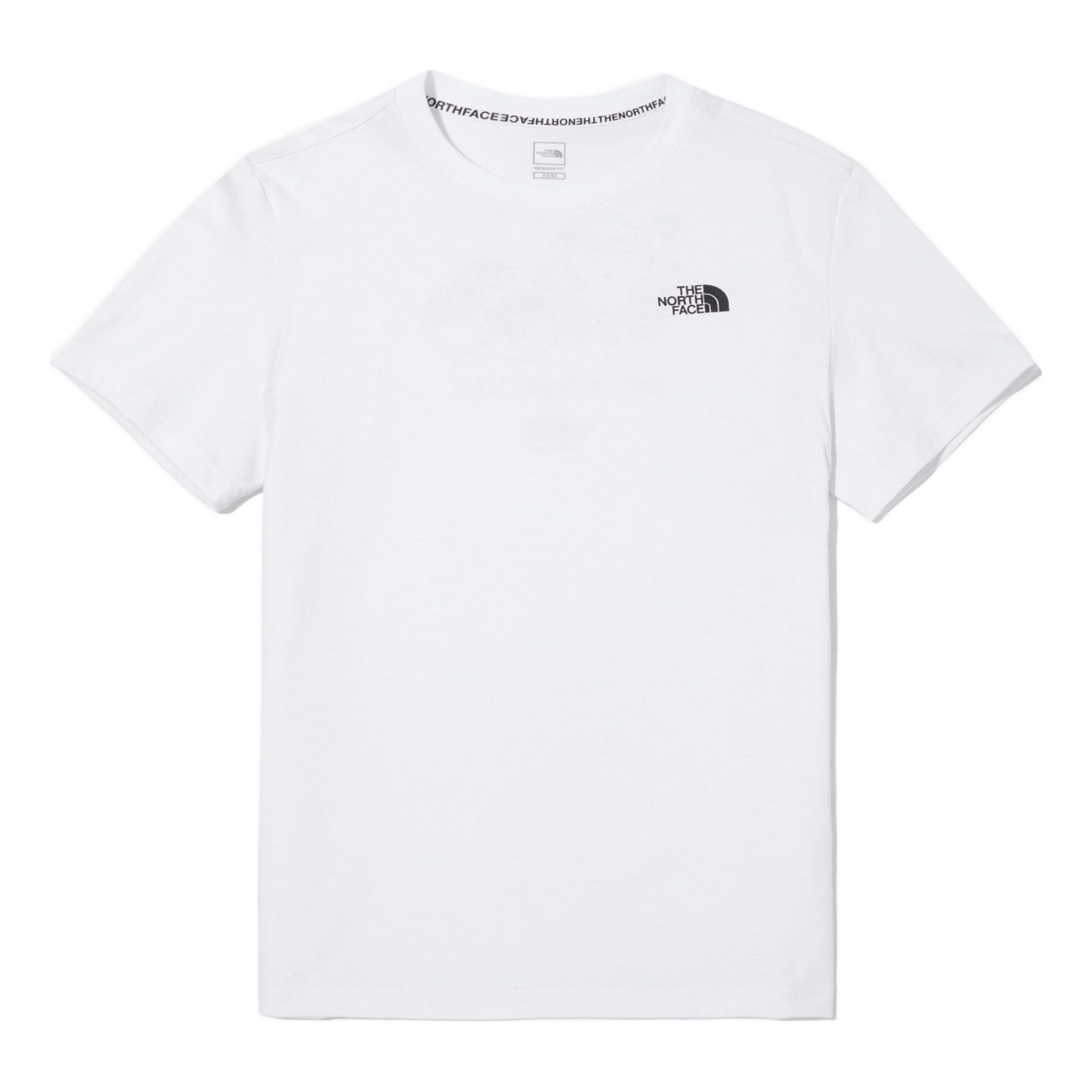 THE NORTH FACE City Travel T-Shirt 'White Black' NT7UN18B - 1