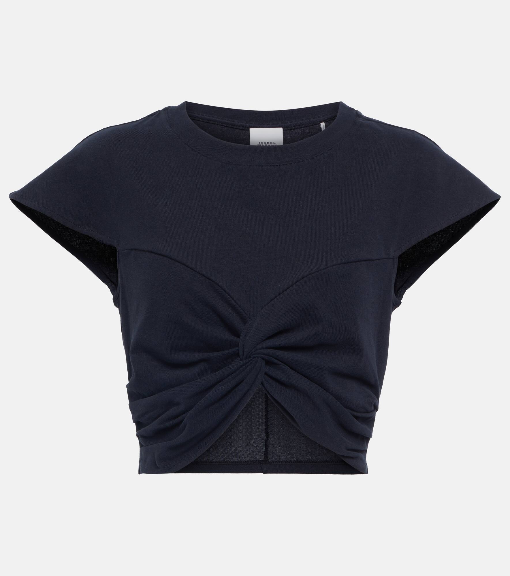 Zineae cotton jersey crop top - 1