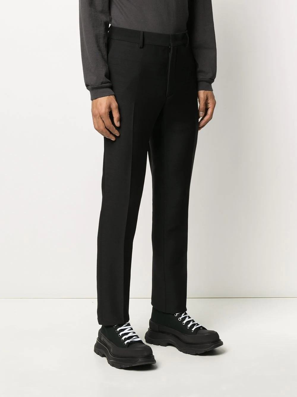 FF jacquard tailored trousers - 3