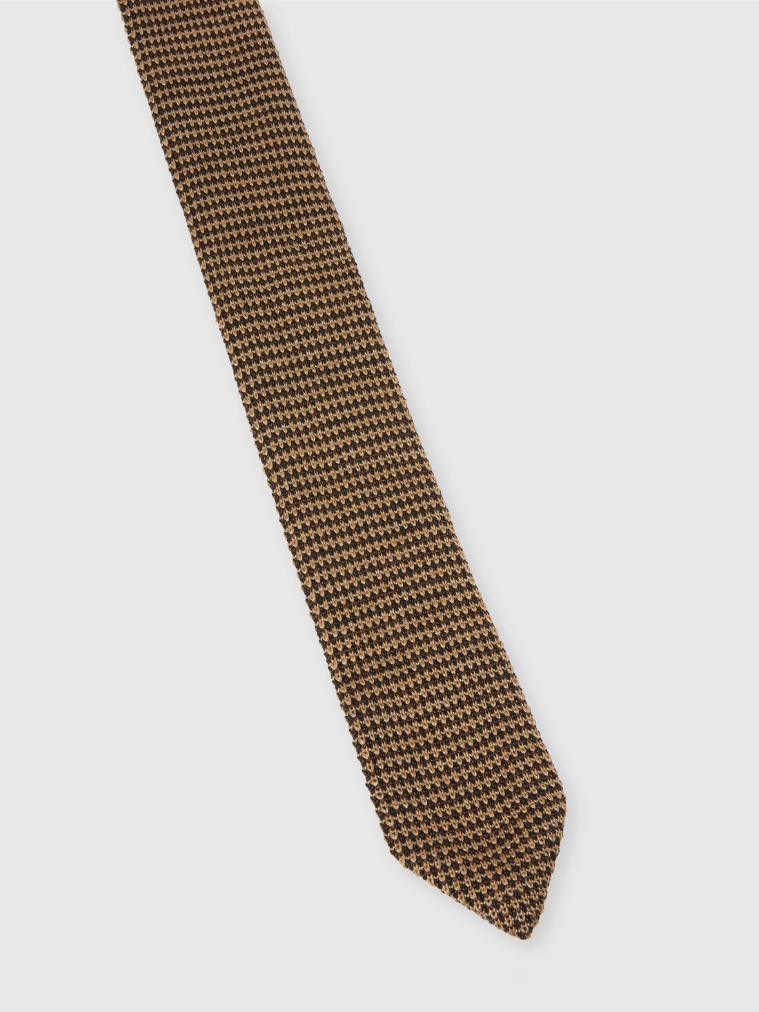 Wool blend knit tie - 2