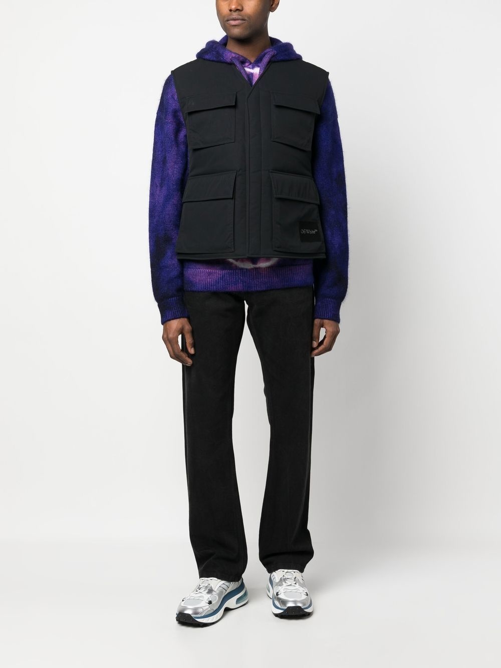 Wave Tag padded vest - 2