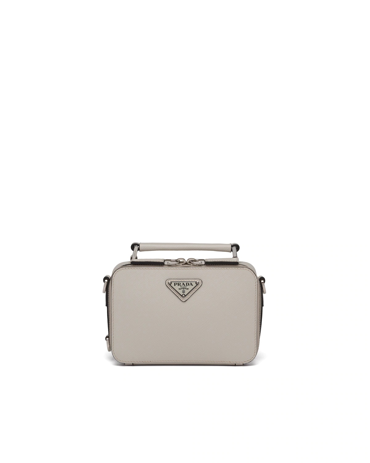 Prada Brique Saffiano Leather Cross-Body Bag - 1