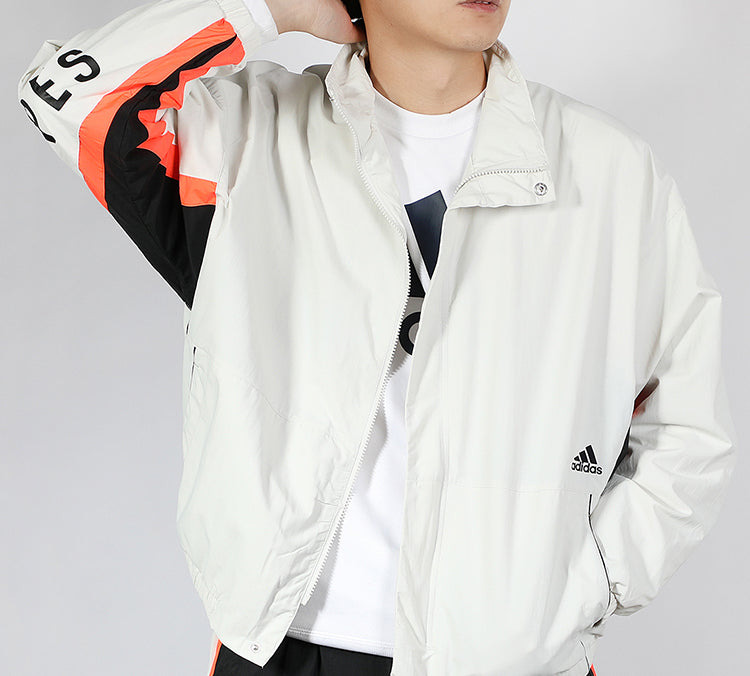 adidas Mh Cb Jkt Woven Jacket Men White FN5672 - 3