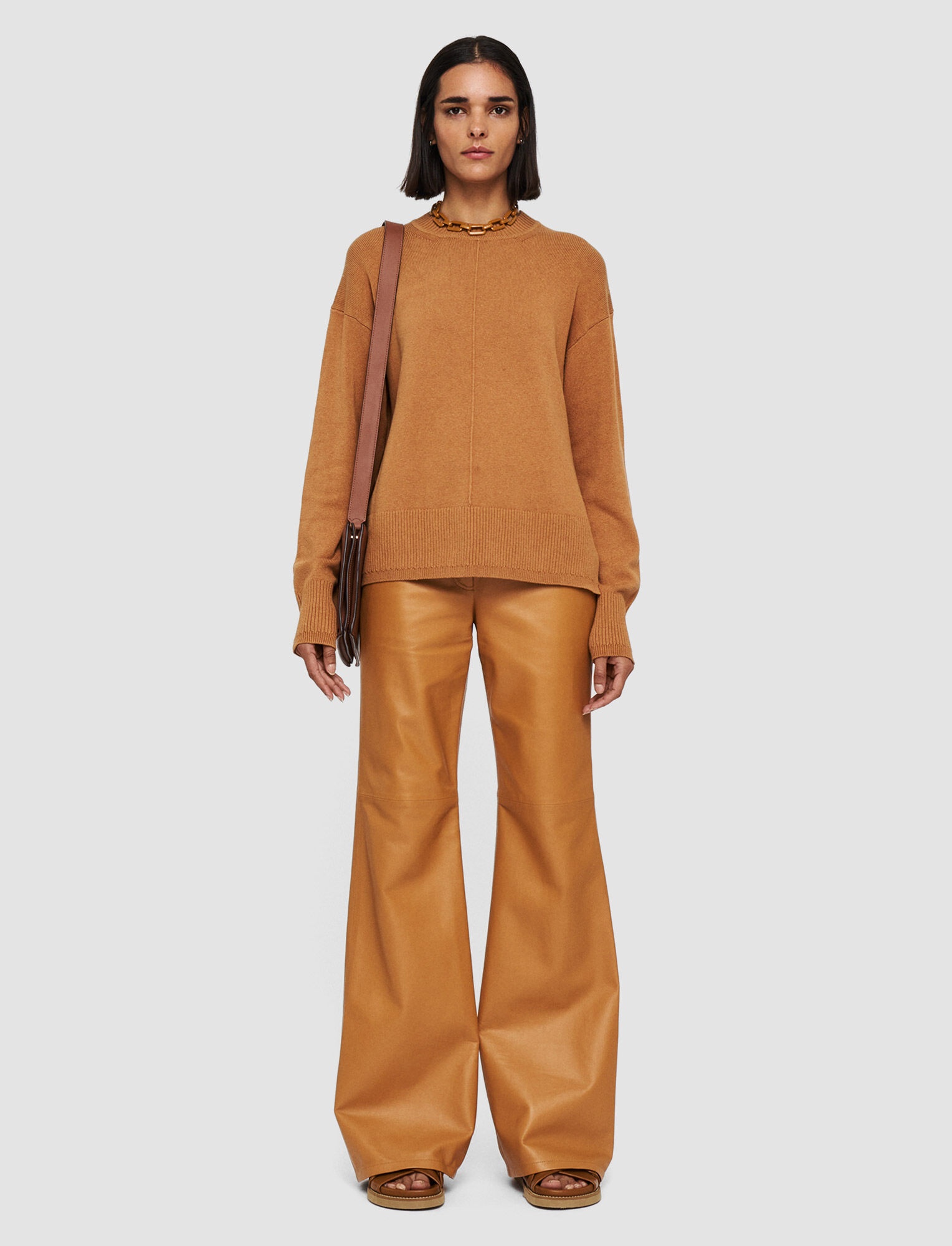 Silk Cashmere Crew Neck Jumper - 2