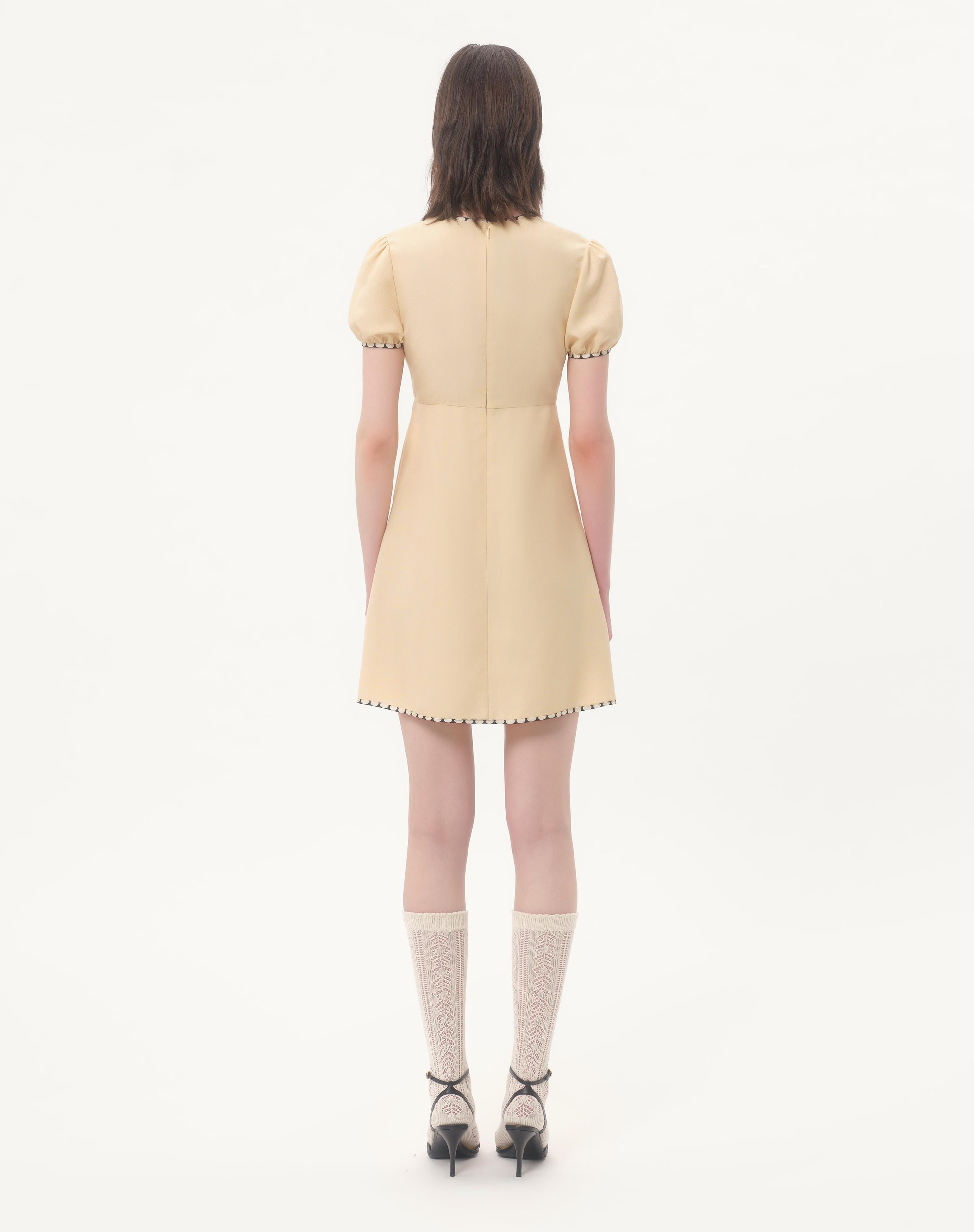 EMBROIDERED SHORT DRESS - 7