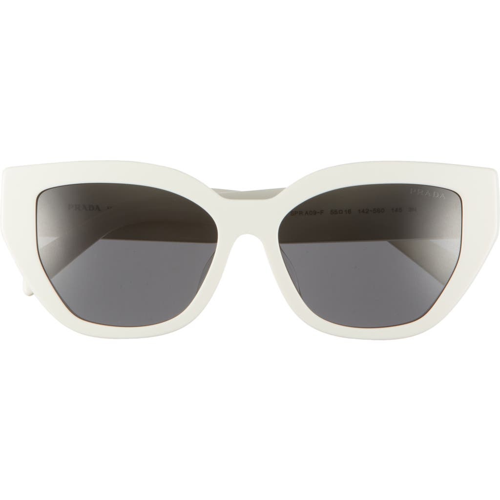 Prada 55mm Butterfly Sunglasses in Bone at Nordstrom - 1