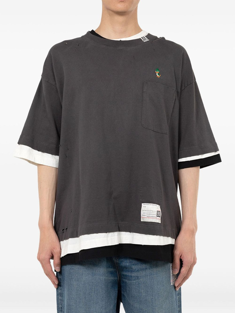 Maison MIHARAYASUHIRO layered pocket T-shirt outlook