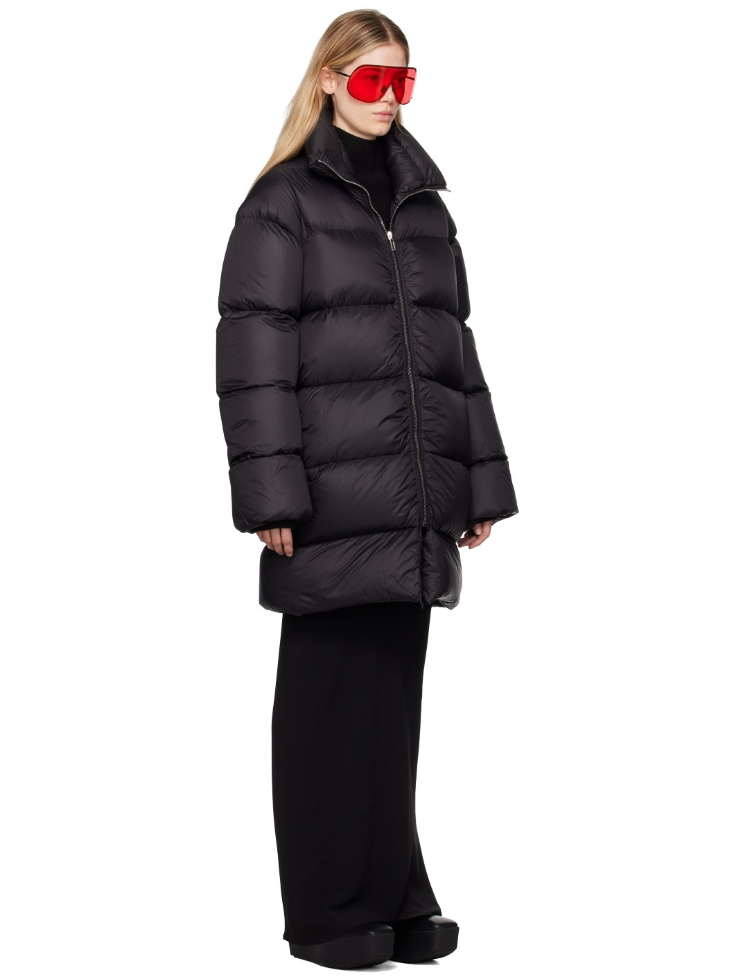Black Porterville Turtle Down Coat - 2
