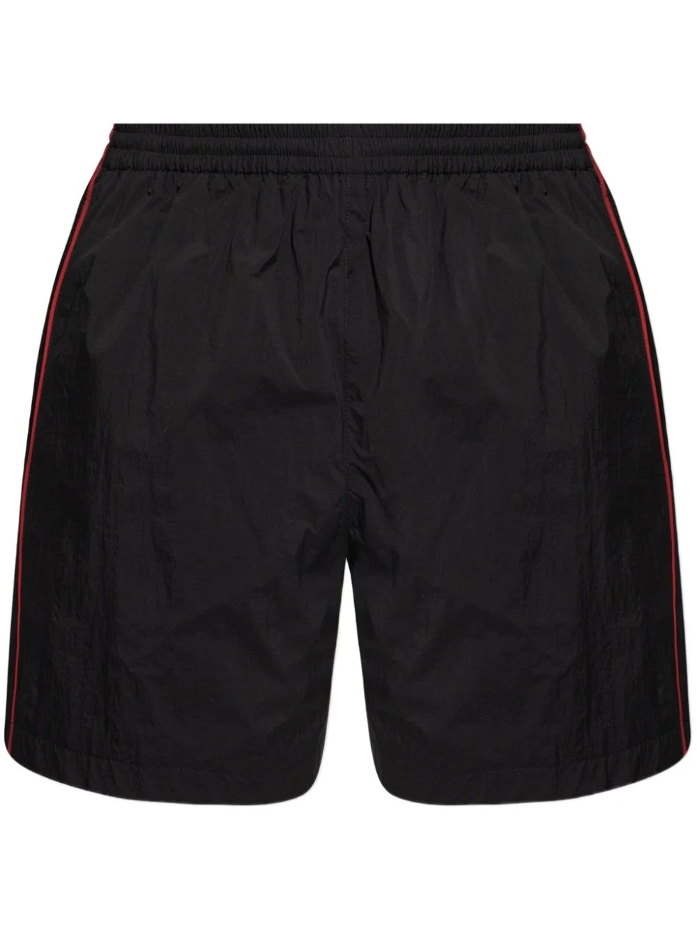 embroidered track shorts - 1