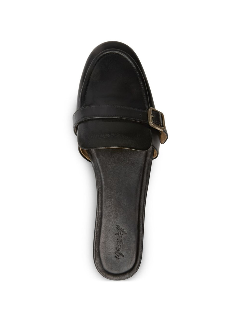 buckled flat mules 4