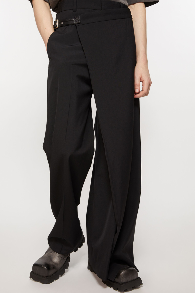 Wrap over trousers - Black 5