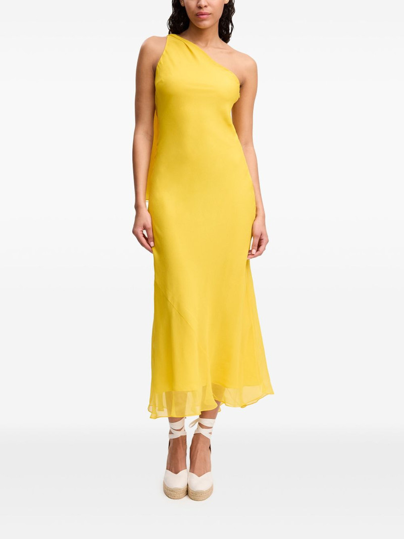 Alejandra Alonso Rojas one-shoulder silk dress outlook