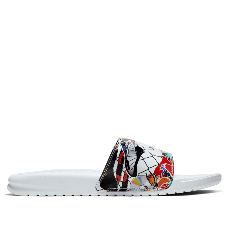 Nike (WMNS) Nike Benassi JDI Print Slide 'China Hoop Dreams' CK0731-111 outlook