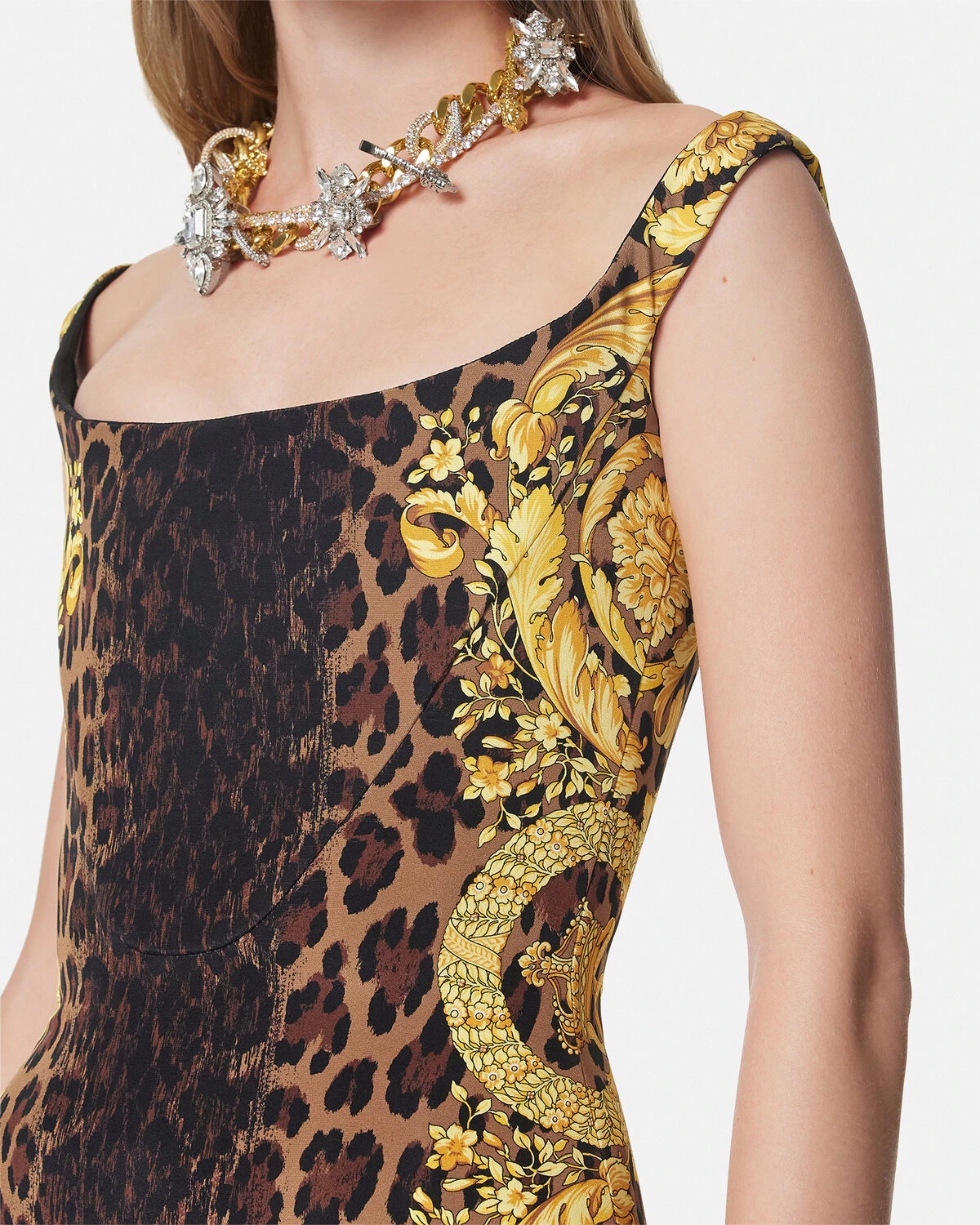 Wild Barocco Silk Cady Corset Bodysuit - 3