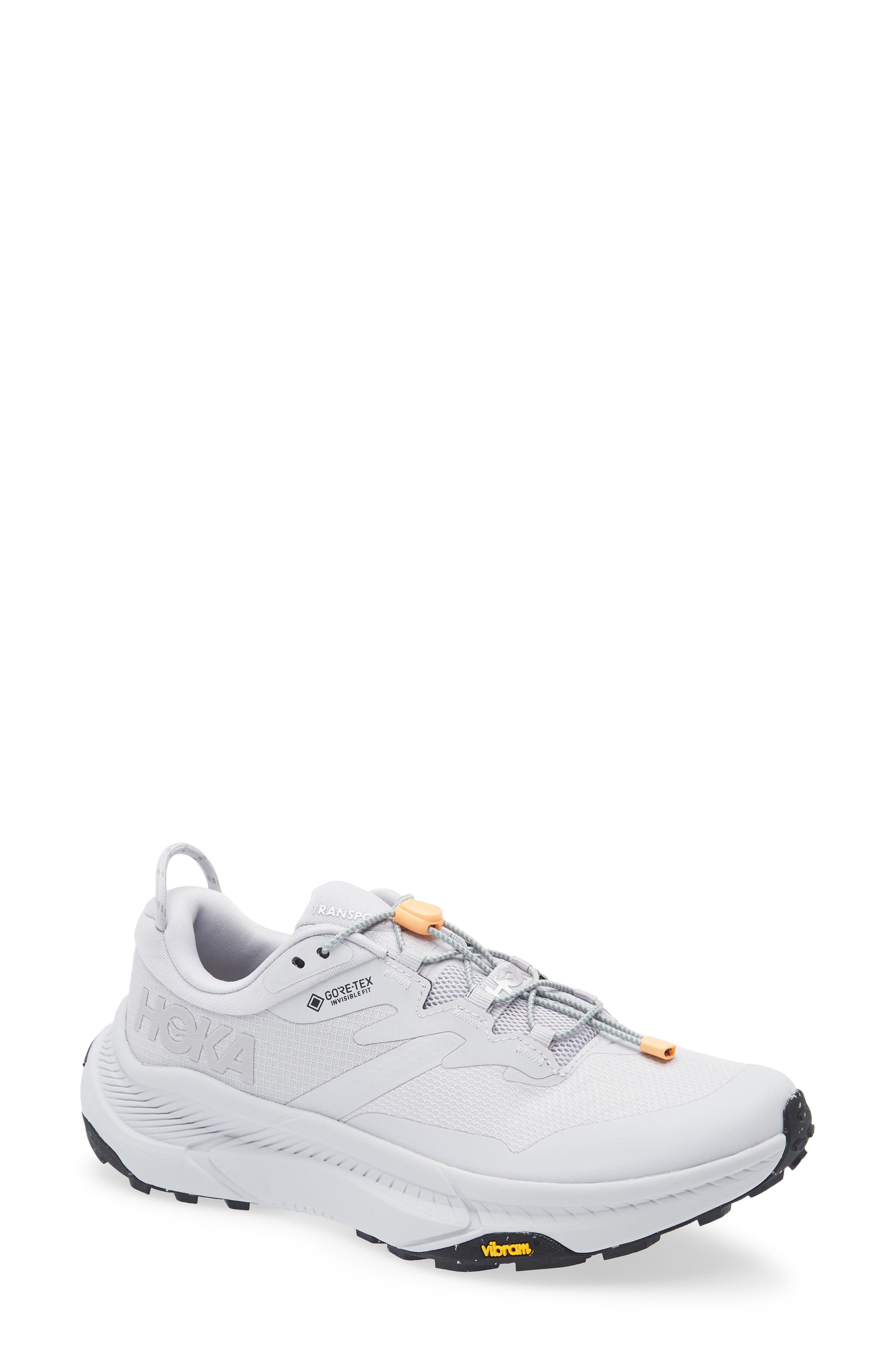 HOKA Transport Gore-Tex® Waterproof Running Shoe in Ash Grey /Ash Grey at Nordstrom - 1