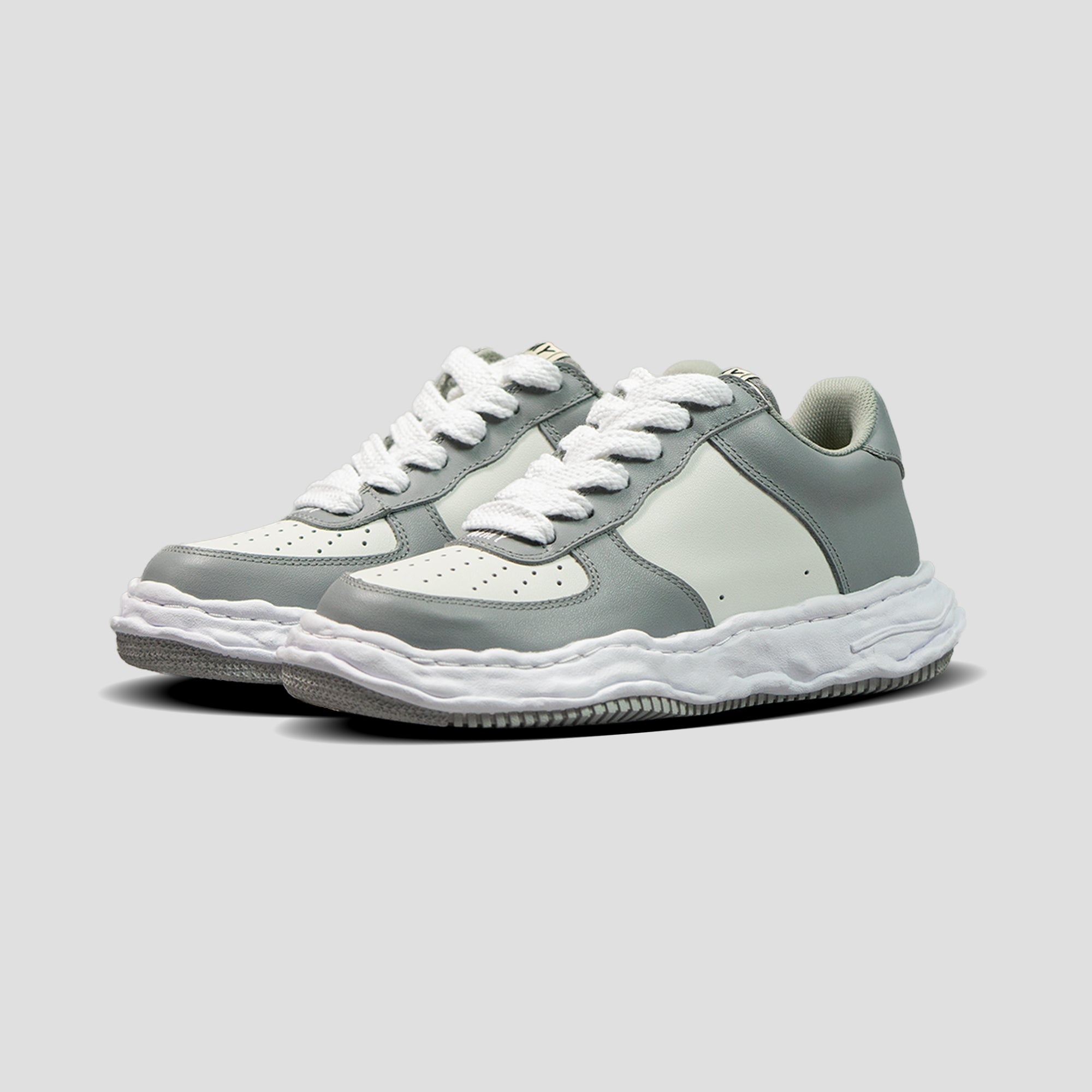 WAYNE OG SOLE LOW-TOP LEATHER SNEAKERS - 2