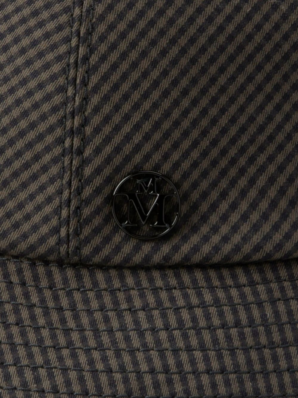 check-pattern bucket hat - 2