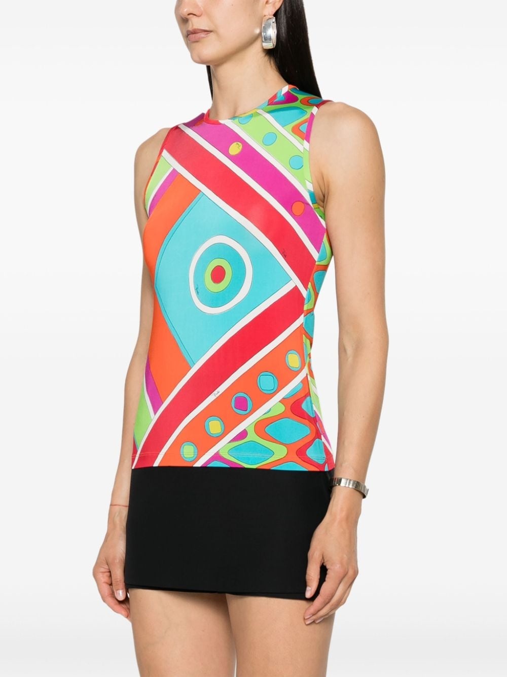 Vivara-print tank top - 3