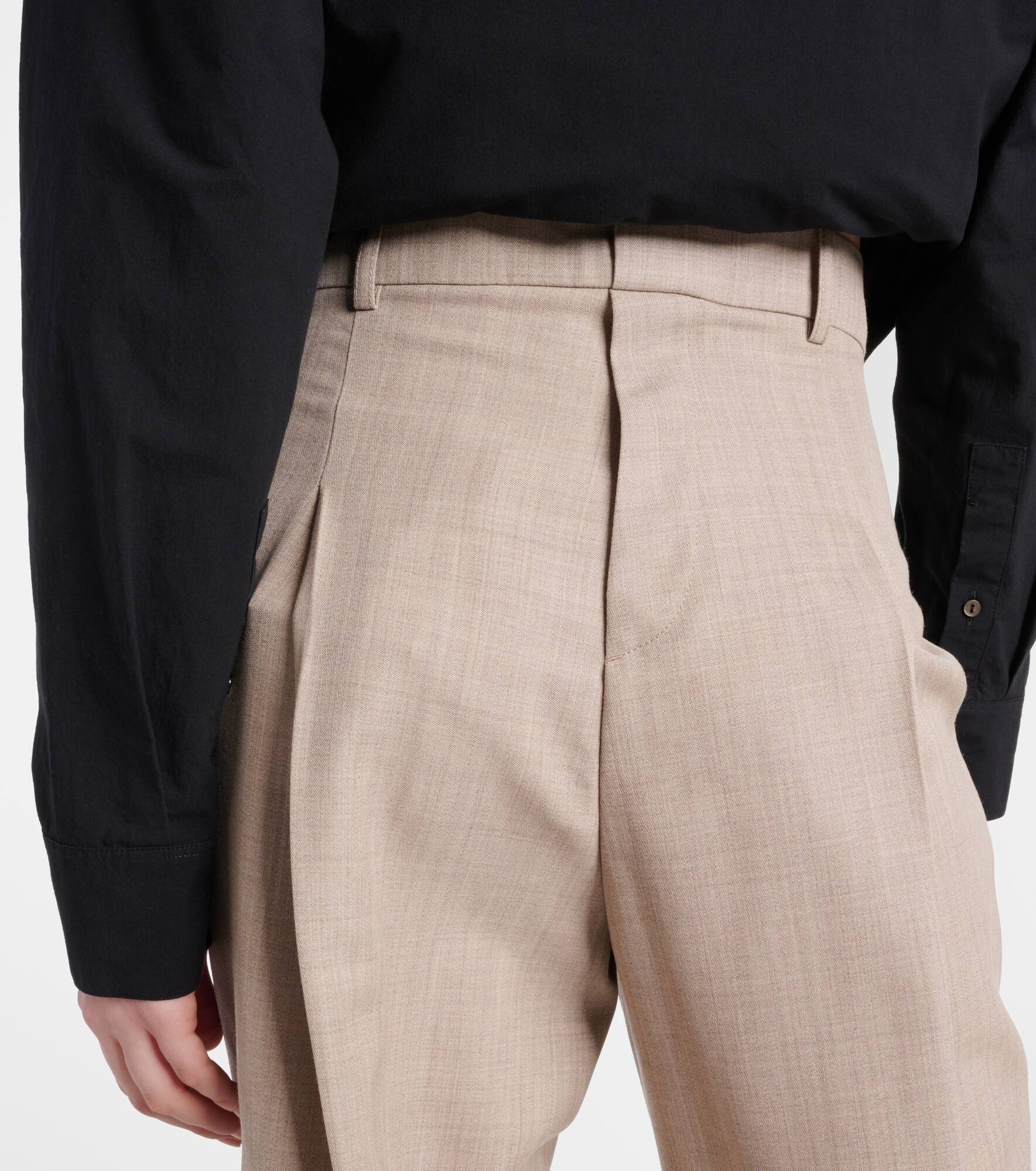 Virgin wool straight pants - 6